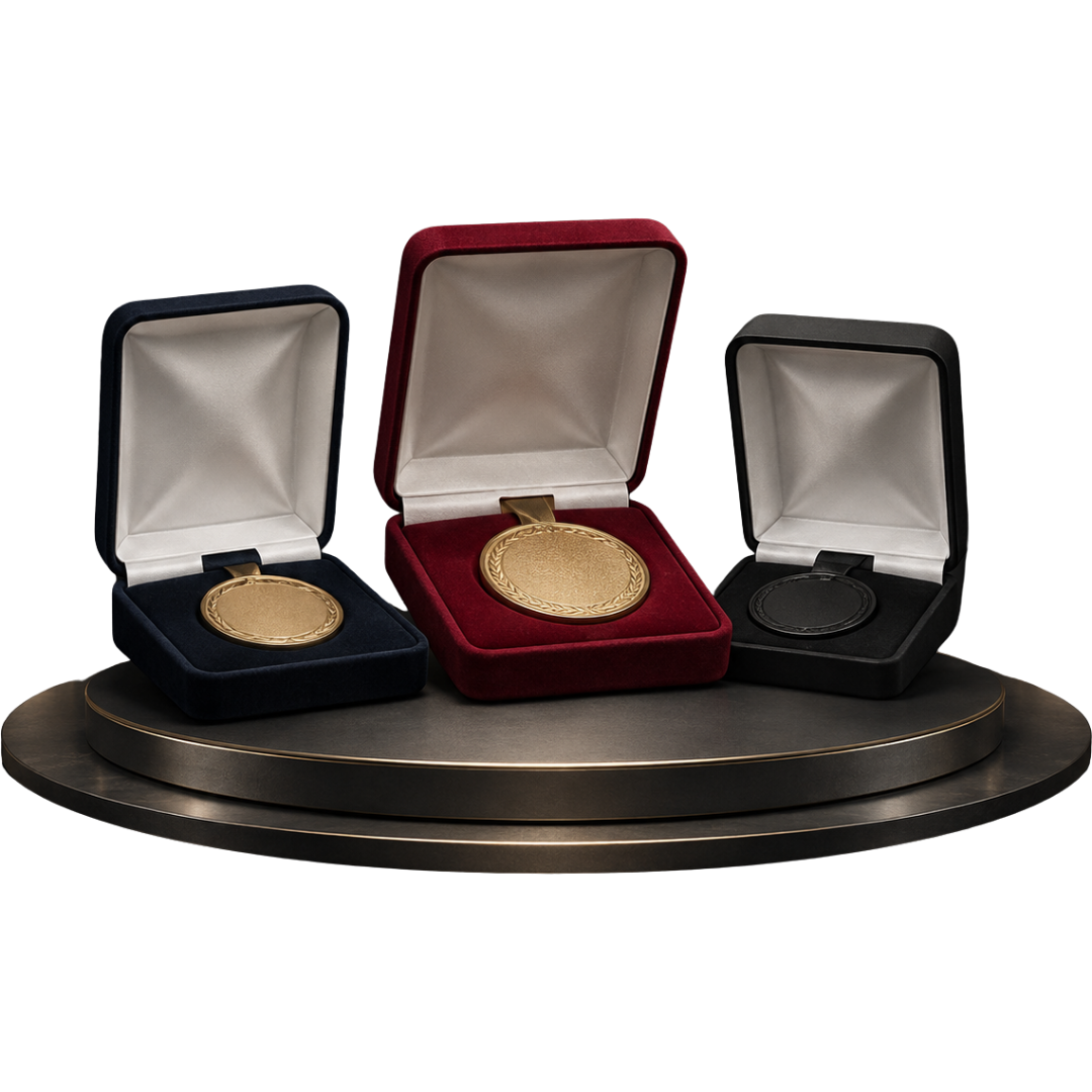 Medals - Ribbons - Boxes