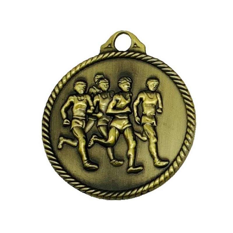MZ212 ZAMAK RUNNING MEDAL 50MM