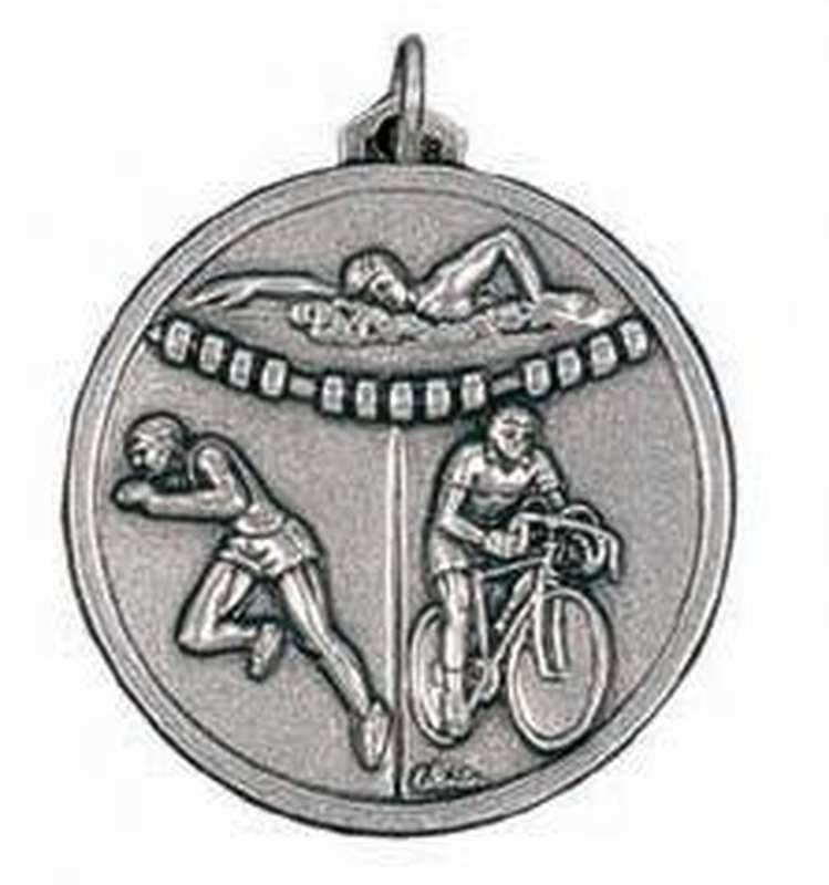 318 TRIATHLON BRASS MEDAL 56MM