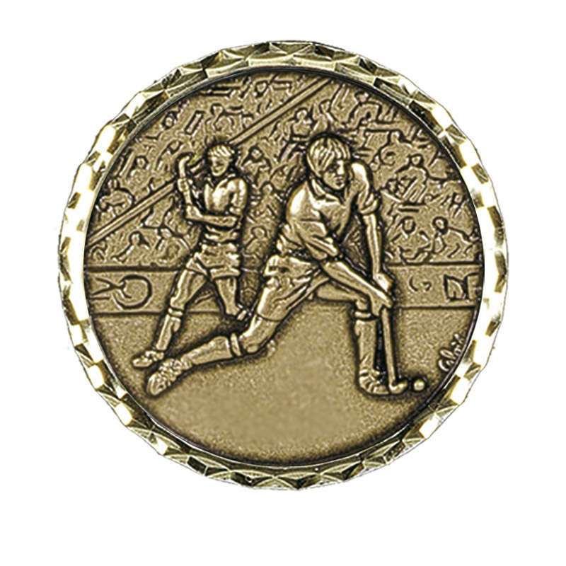 419 HOCKEY BRASS MEDAL 60MM