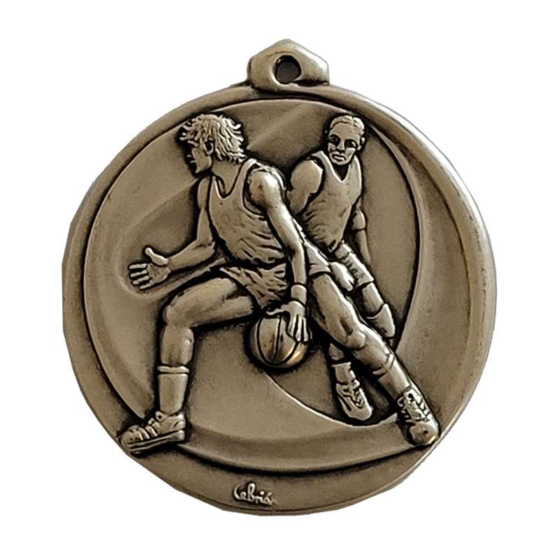703 BASKETBALL BRASS MEDAL 56MM