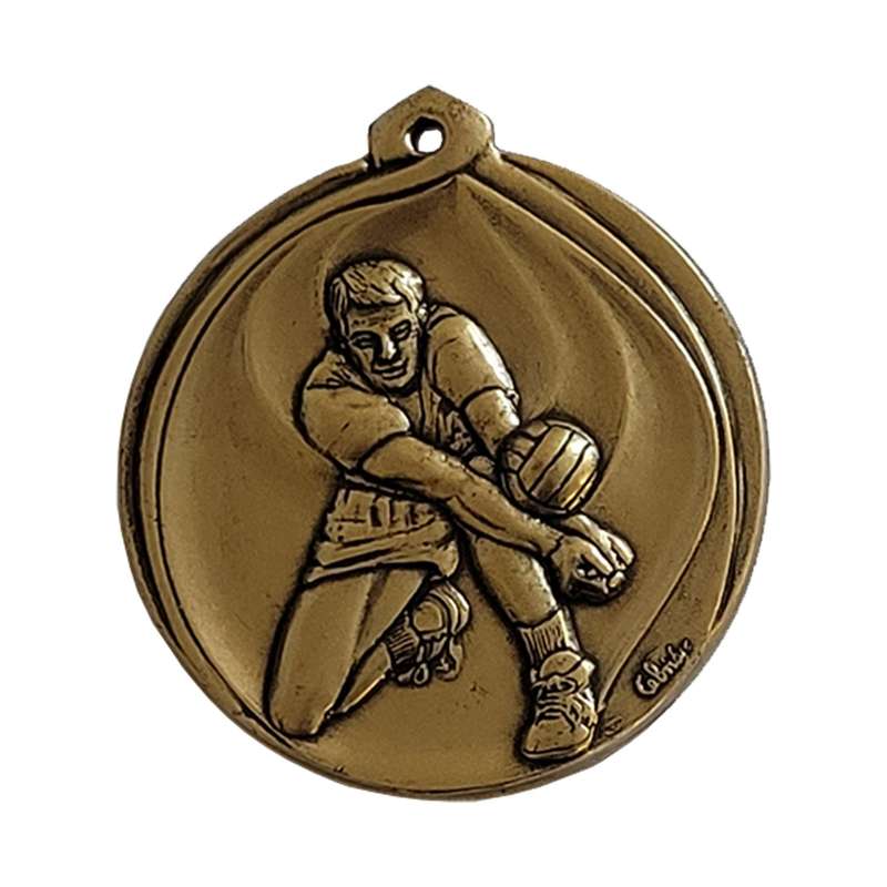 710 VOLLEYBALL BRASS MEDAL 56MM