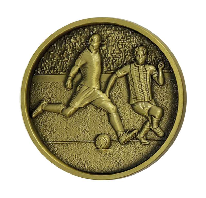 FOOTBALL RELIEF MEDAL 60MM