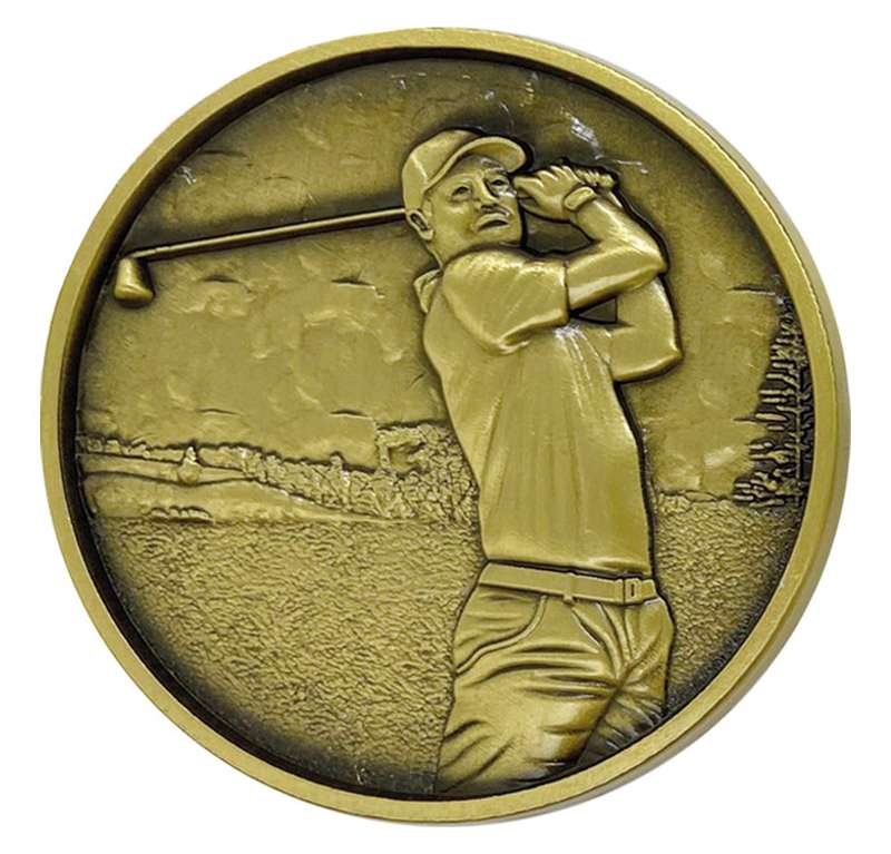 GOLF RELIEF MEDAL 60MM
