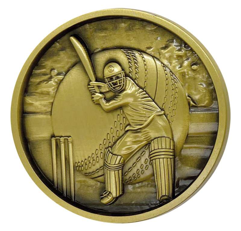 CRICKET RELIEF MEDAL 60MM