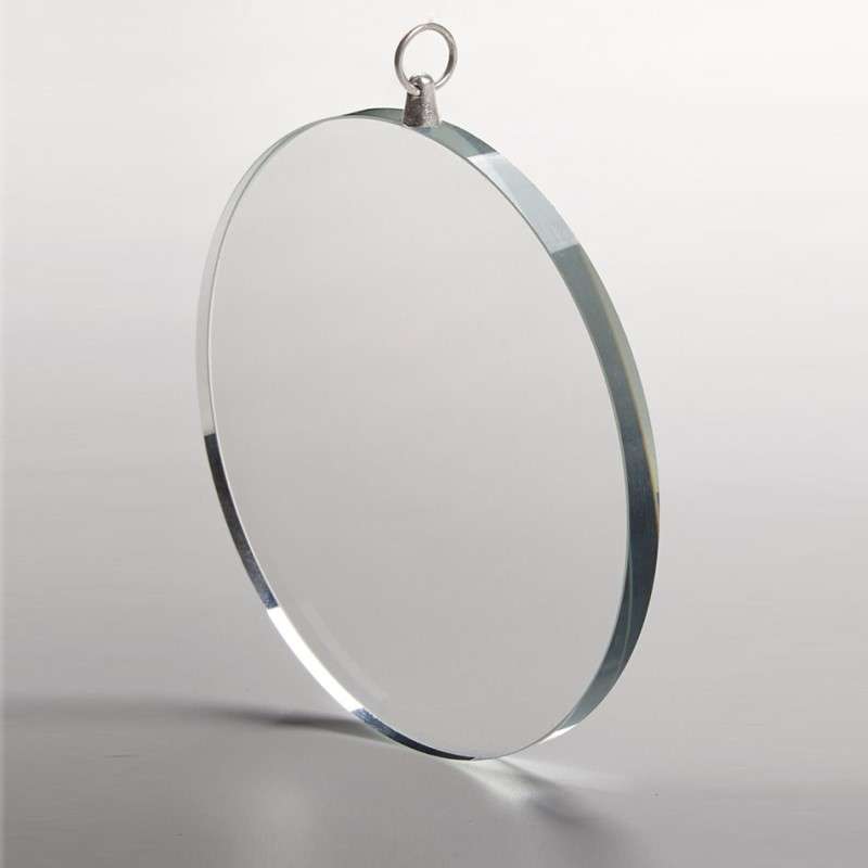 ROUND GLASS MEDAL 70MM