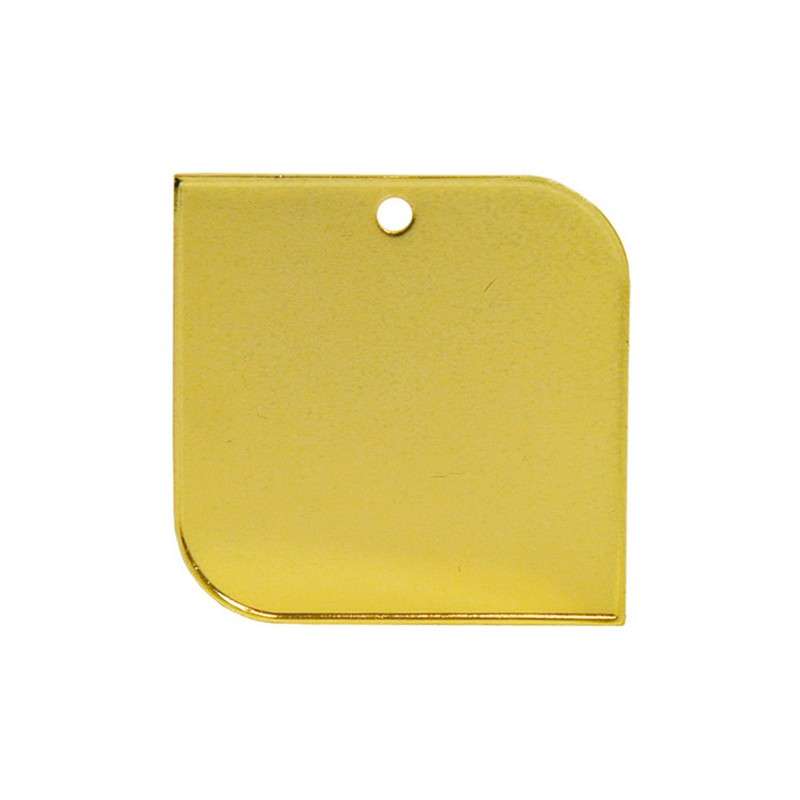 SQUARE BLANK MEDAL 50X50MM