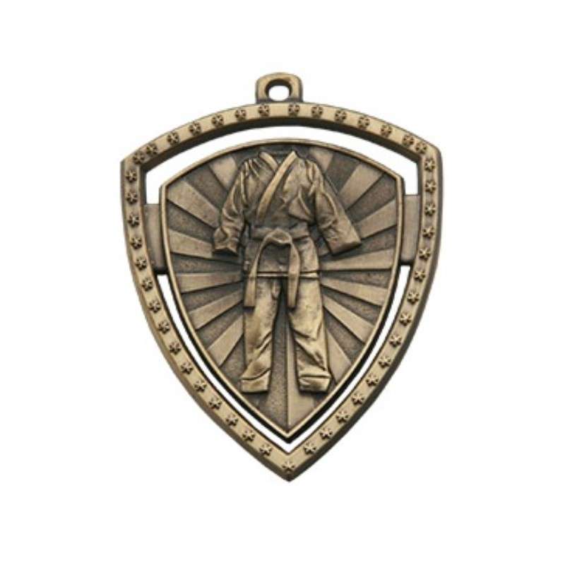 SHIELD MARTIAL ARTS MEDAL 60MM