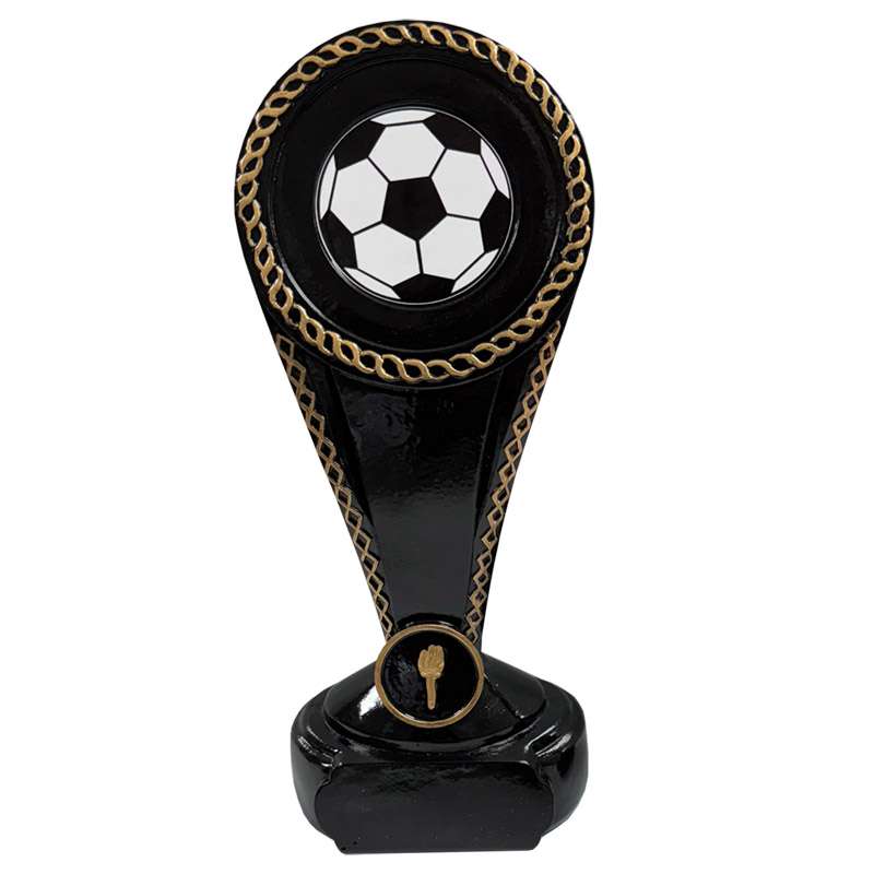 BLACK RESIN TROPHY BALL CENTRE