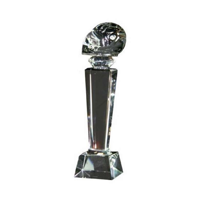 RACE HELMET GLASS COLUMN
