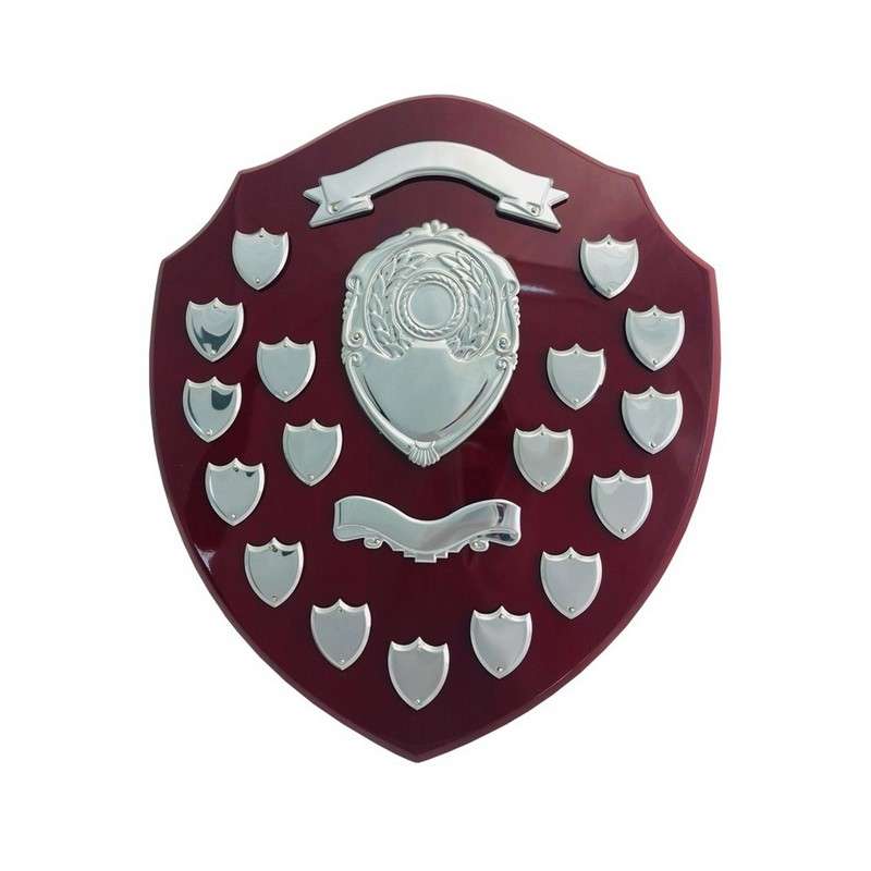 ANNUAL SHIELD WITH ENGRAVABLE SHIELDS