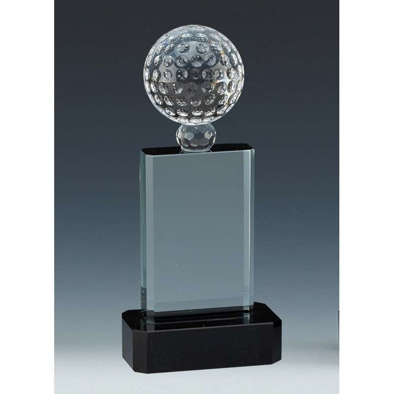 RECOGNITION GLASS AWARD GOLF