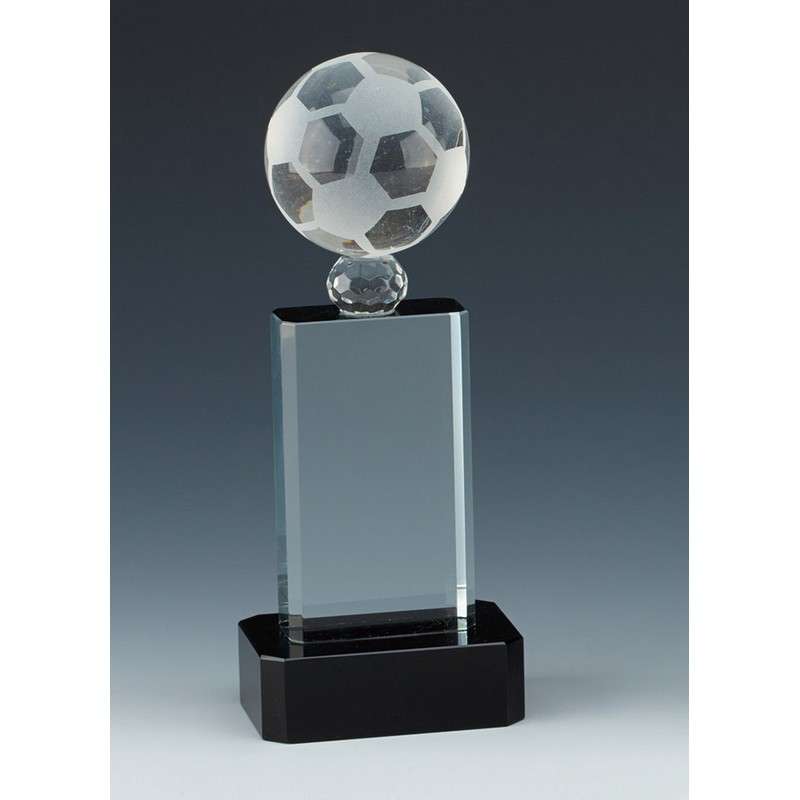 RECOGNITION GLASS AWARD FOOTBALL