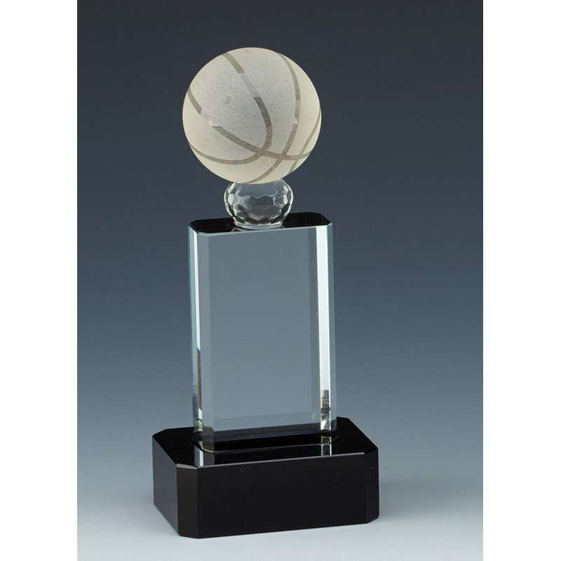 RECOGNITION GLASS AWARD BASKETBALL