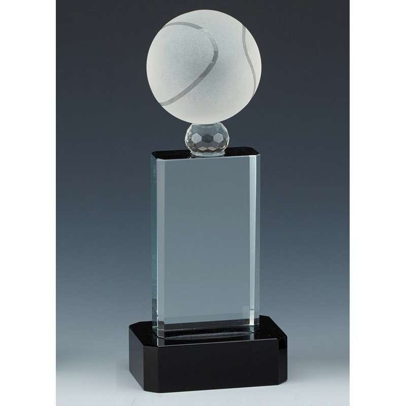RECOGNITION GLASS AWARD TENNIS