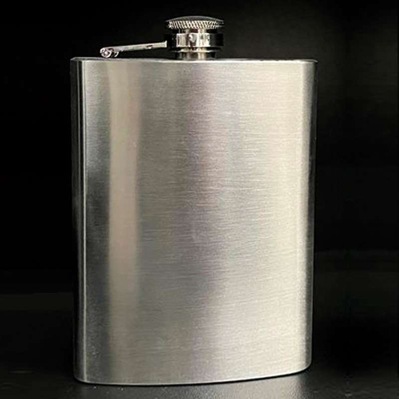 8OZ STAINLESS STEEL HIP FLASK