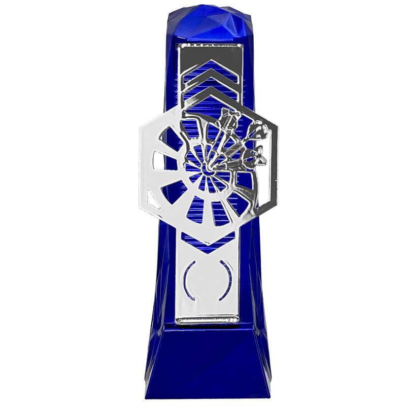 HENGE DARTS HEXAGON – SILVER – BLUE – Blue