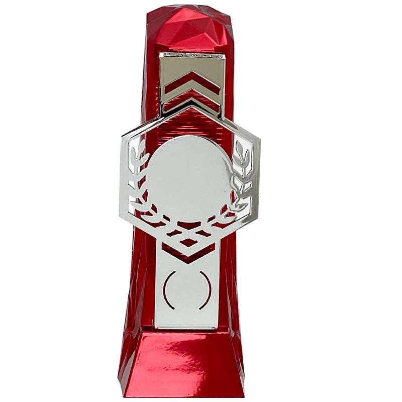 HENGE 2″ HEXAGON – SILVER – RED – Red