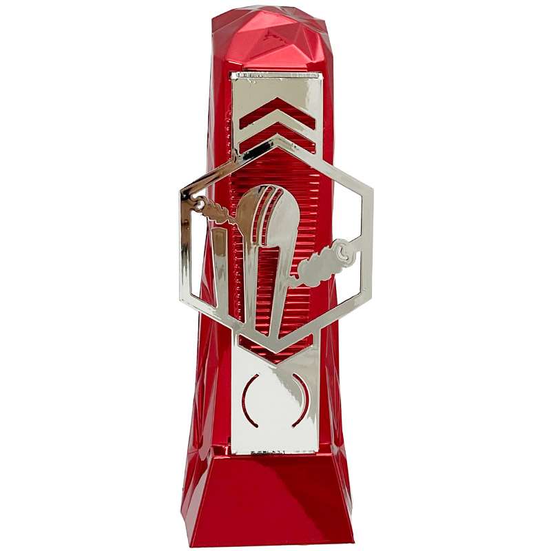 HENGE CRICKET HEXAGON – SILVER – RED – Red