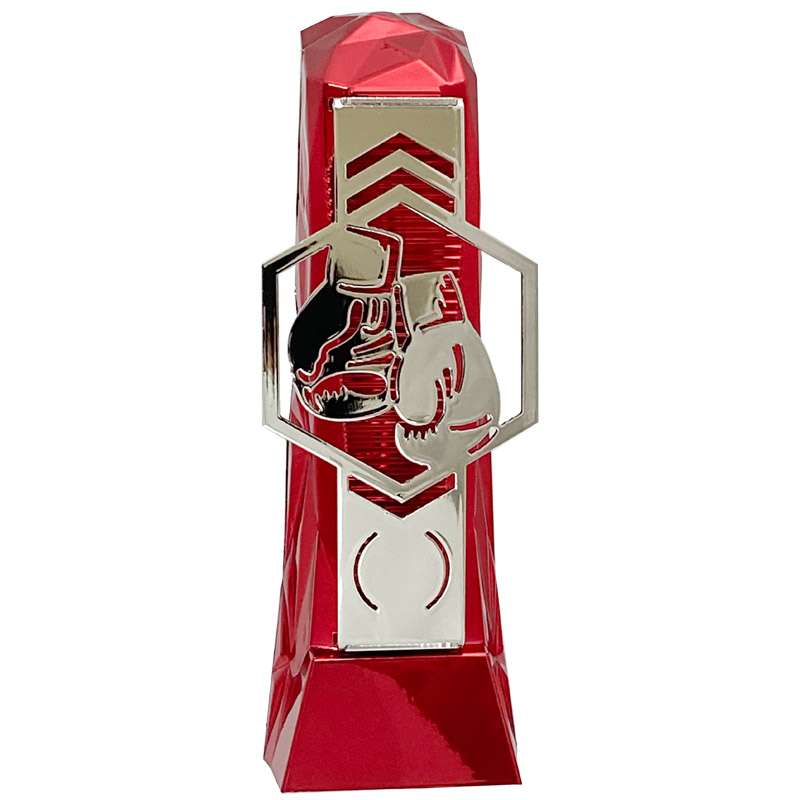 HENGE GLOVES HEXAGON – SILVER – RED – Red