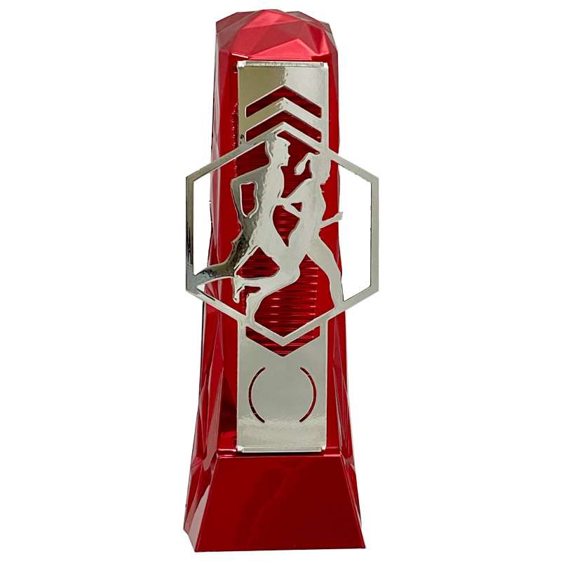 HENGE RUNNING HEXAGON – SILVER – RED – Red