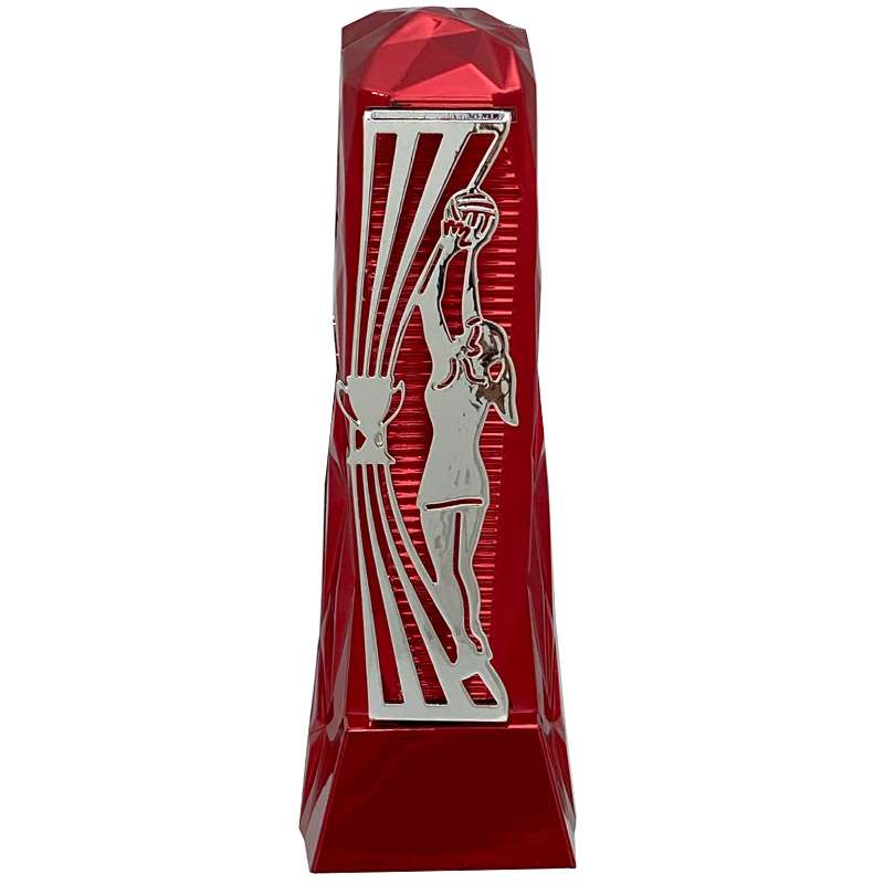 HENGE NETBALL – SILVER – RED – Red