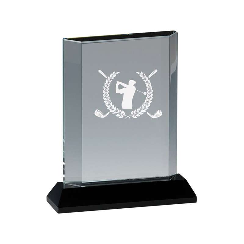 MALE GOLF SLAB GLASS AWARD