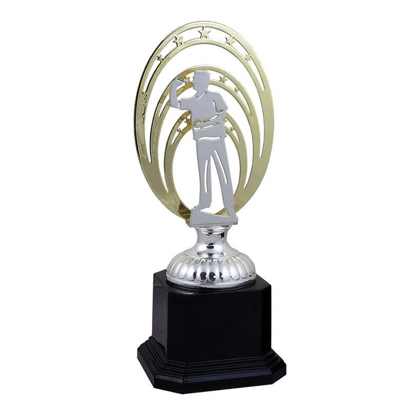 DARTS METALLIC OVAL TROPHY