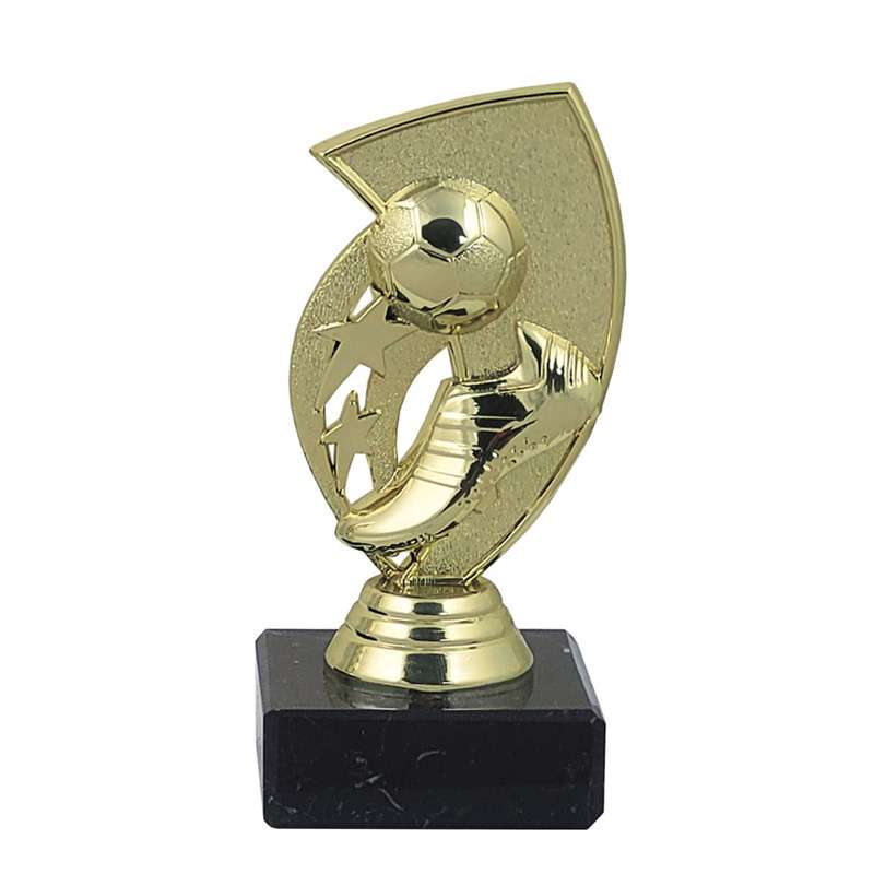 GOLDEN BOOT AND BALL FOOTBALL BUDGET TROPHY