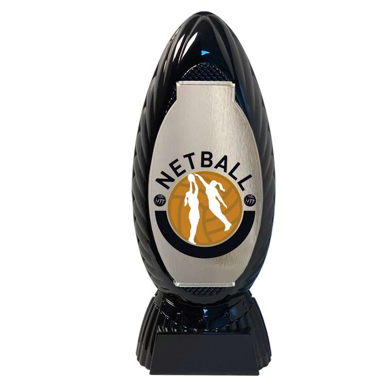 DOMINATOR – NETBALL SILVER – BLACK – Black