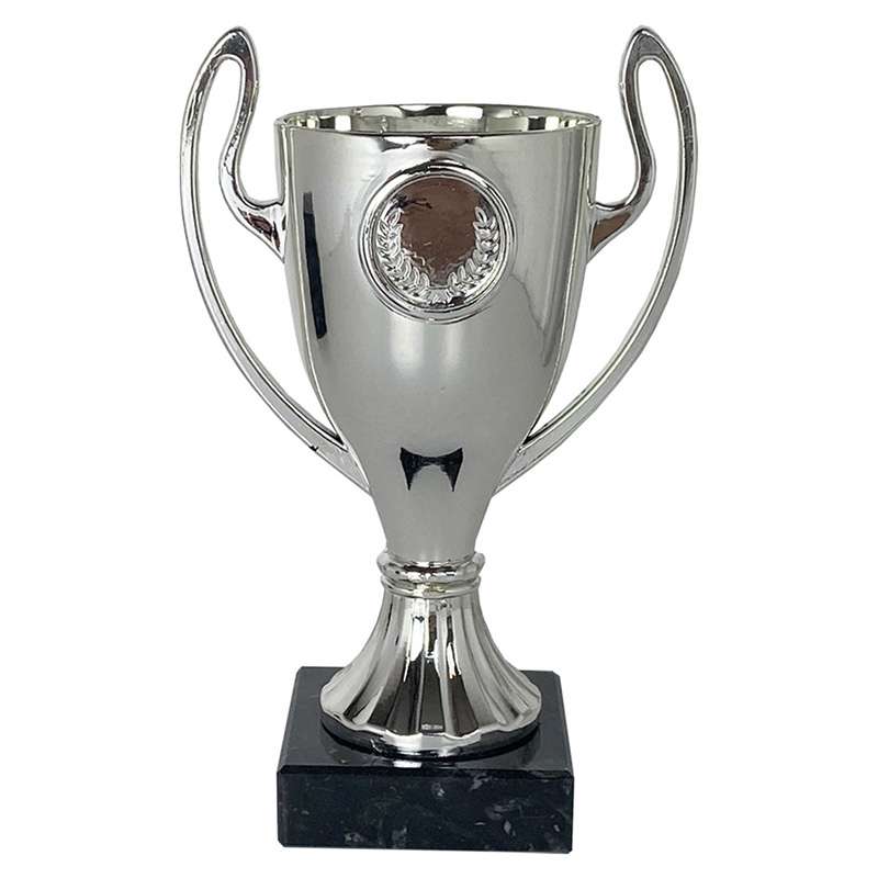 SILVER CUP WITH 1″ BADGE HOLDER