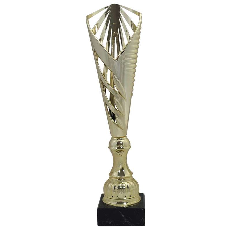 GOLD RAYS FLUTED CUP