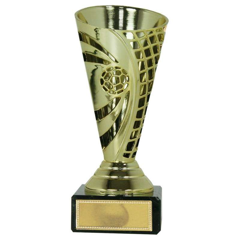 GOLD FOOTBALL NET CUP
