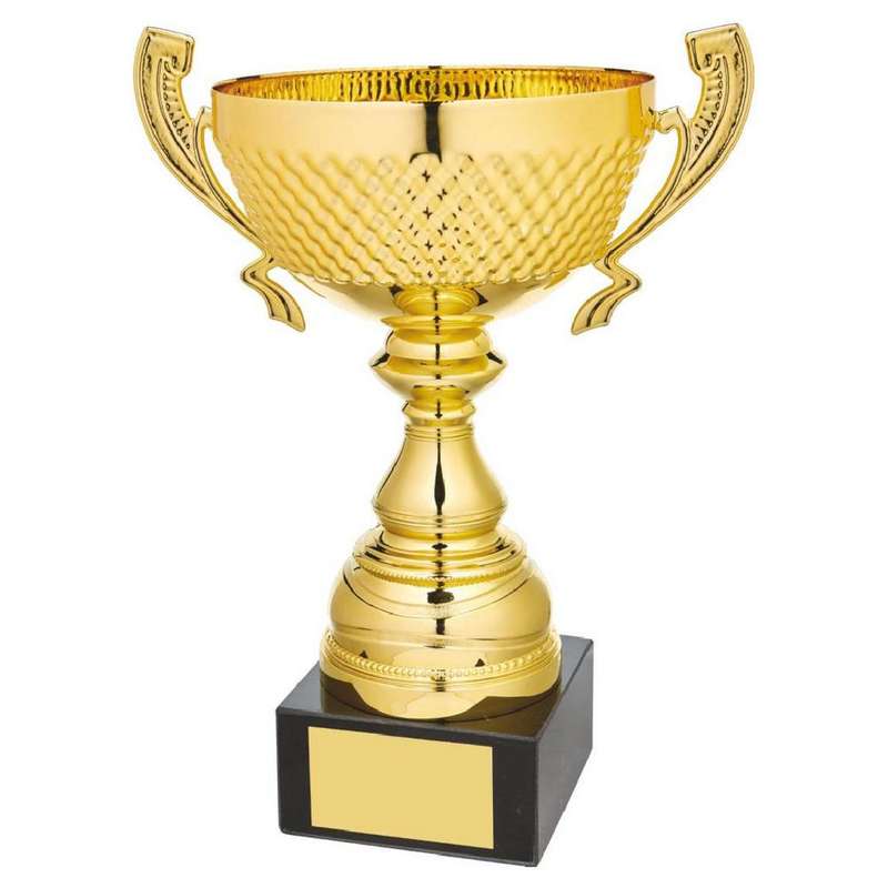 Gold Presentation Cup with Handles – Gold