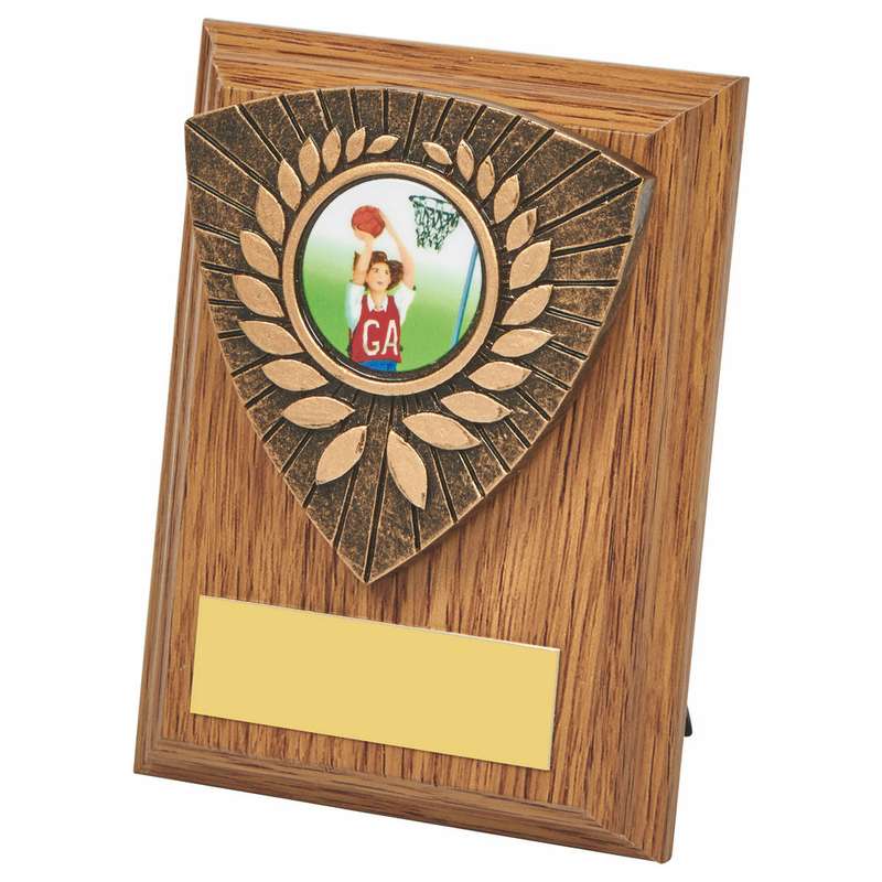 Wood Plaque with Resin Utility Trim – Light Oak