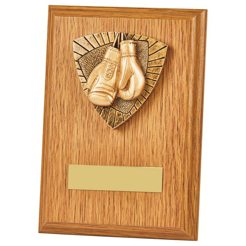 Light Oak Plaque – Boxing – Light Oak