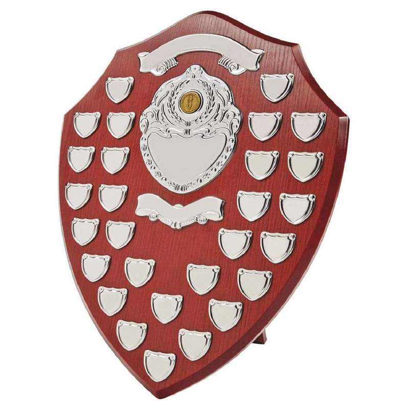 Annual Presentation Shield – Dark Wood