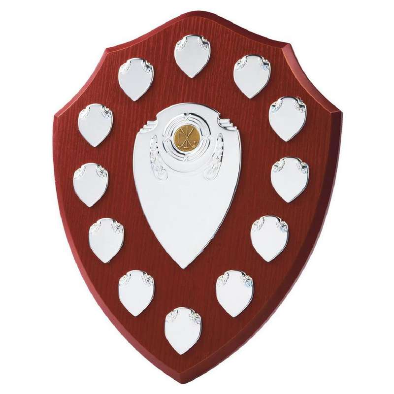 Traditional Annual Shield – Dark Wood