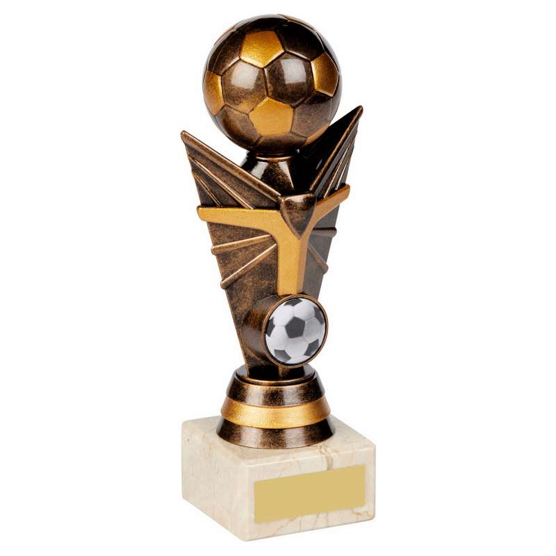 Antique Gold Football Tower on Marble – Ant Gold