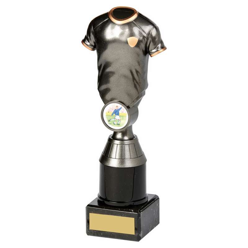 Gunmetal Football Shirt on Marble – Ant Silver
