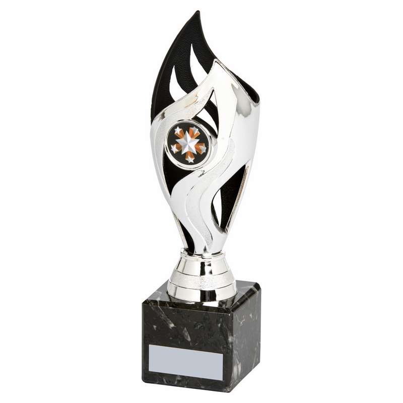 Silver Black Tulip Sculpture Award – Silver/Black