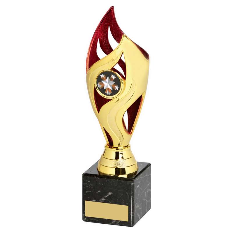 Gold Red Tulip Sculpture Award – Gold/Red