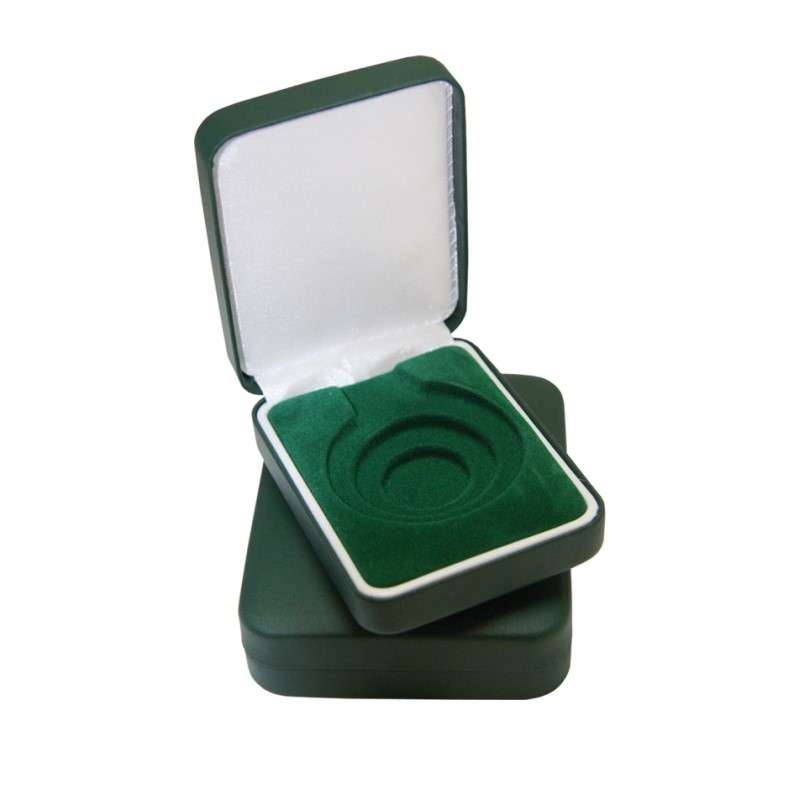 GREEN LEATHERETTE CASE