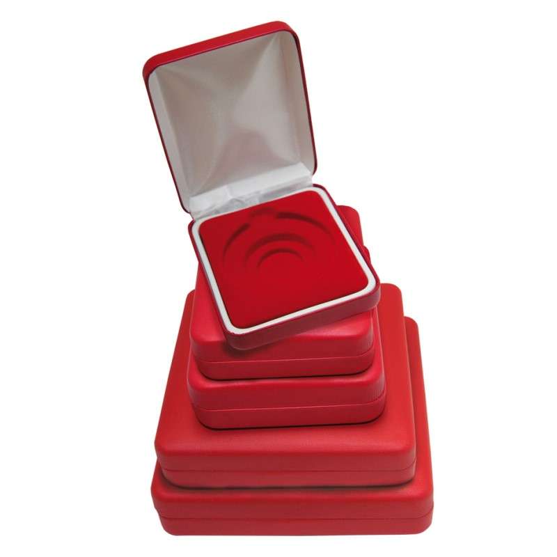 RED LEATHERETTE CASE