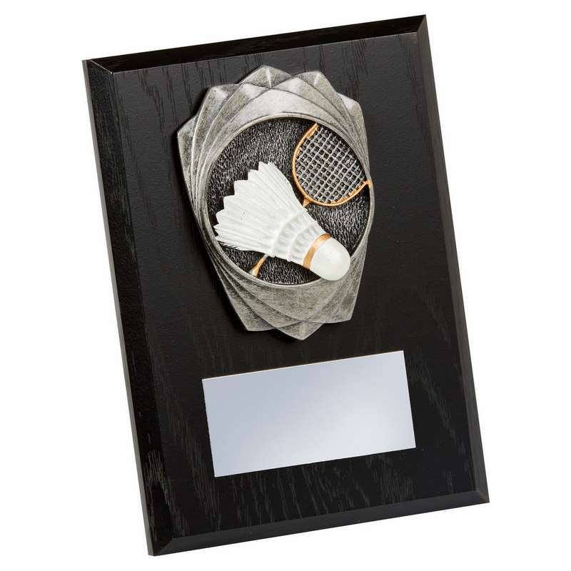 Antique Silver Badminton, Black Wood Award – Black