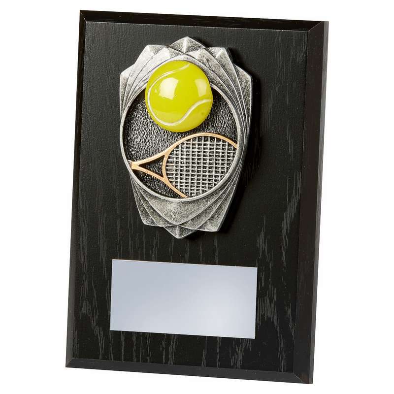 Antique Silver Tennis, Black Wood Award – Black