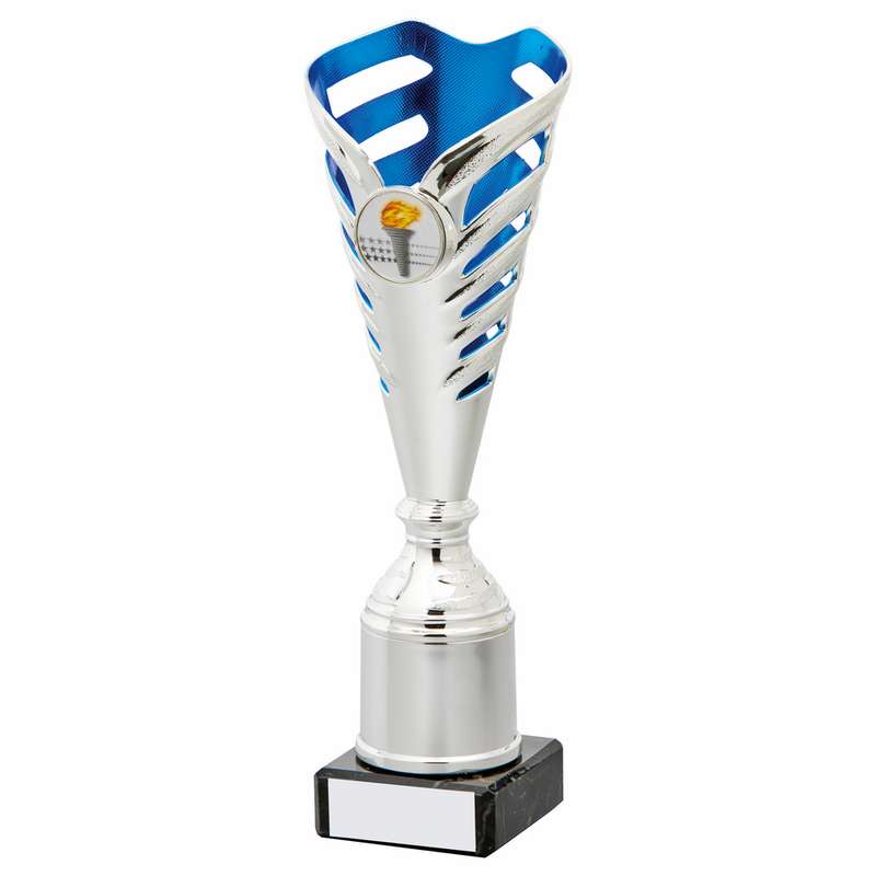 Silver and Blue Scuplture – Silver/Blue