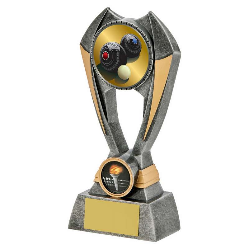 Antique Silver Resin Lawn Bowls Award – Ant Silver