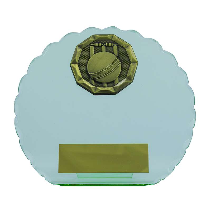 Cricket Jade Glass Circle Stand – Clear