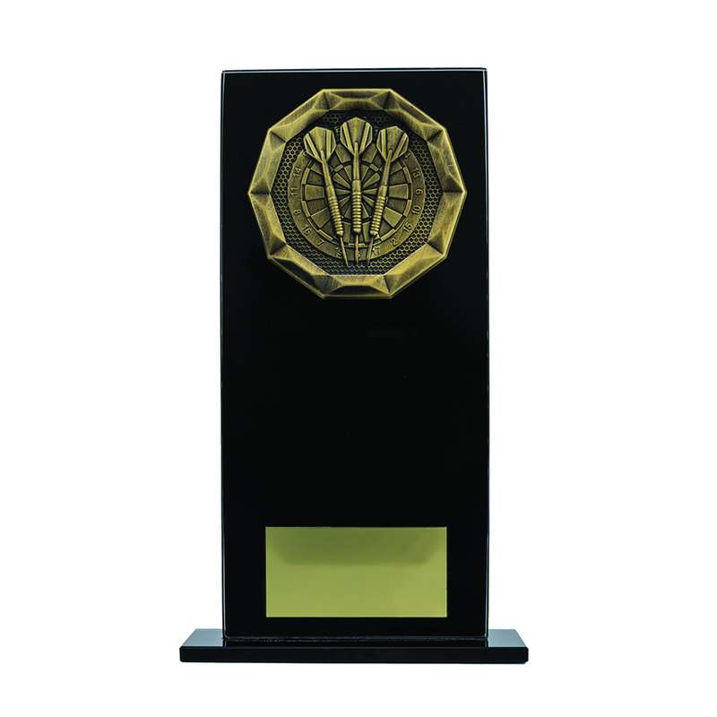 Darts Black Glass Stand – Black